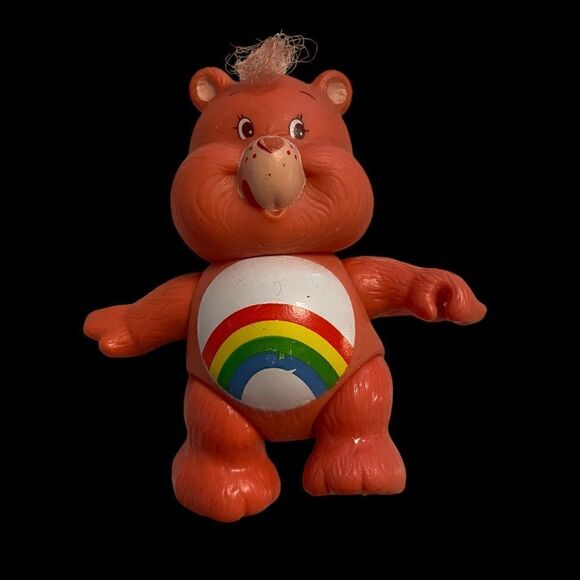Vintage 80’s Care Bears Cheer Bear Posable Figurine - Picture 1 of 6